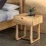 Gallery Direct Craft Natural Oak 1 Drawer Bedside Table Gallery Direct Craft Natural Oak 1 Drawer Bedside Table