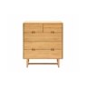 Gallery Direct Craft Natural Oak 5 Drawer Chest of Drawers Gallery Direct Craft Natural Oak 5 Drawer Chest of Drawers