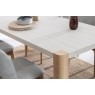 Arlo Natural Oak 140cm Dining Table with Travertine Ceramic Top Arlo Natural Oak 140cm Dining Table with Travertine Ceramic Top