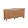 Arlo Natural Oak Wide Sideboard with Travertine Ceramic Top Arlo Natural Oak Wide Sideboard with Travertine Ceramic Top