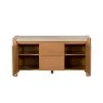 Arlo Natural Oak Wide Sideboard with Travertine Ceramic Top Arlo Natural Oak Wide Sideboard with Travertine Ceramic Top