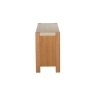Arlo Natural Oak Wide Sideboard with Travertine Ceramic Top Arlo Natural Oak Wide Sideboard with Travertine Ceramic Top