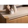 Arlo Natural Oak Wide Sideboard with Travertine Ceramic Top Arlo Natural Oak Wide Sideboard with Travertine Ceramic Top