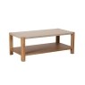 Arlo Natural Oak Coffee Table with Travertine Ceramic Top Arlo Natural Oak Coffee Table with Travertine Ceramic Top