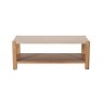 Arlo Natural Oak Coffee Table with Travertine Ceramic Top Arlo Natural Oak Coffee Table with Travertine Ceramic Top