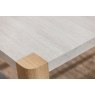 Arlo Natural Oak Coffee Table with Travertine Ceramic Top