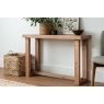 Oakley Reclaimed Wood Console Table in Rustic Buff Finish