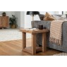 Oakley Reclaimed Wood Lamp Table in Rustic Buff Finish Oakley Reclaimed Wood Lamp Table in Rustic Buff Finish