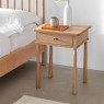 Gallery Direct Wycombe Oak 1 Drawer Bedside Table Gallery Direct Wycombe Oak 1 Drawer Bedside Table