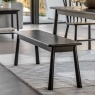 Gallery Direct Wycombe Black Oak Dining Bench Gallery Direct Wycombe Black Oak Dining Bench