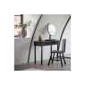 Gallery Direct Wycombe Black Oak Dressing Table Gallery Direct Wycombe Black Oak Dressing Table