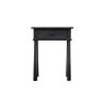 Gallery Direct Wycombe Black Oak 1 Drawer Bedside Table Gallery Direct Wycombe Black Oak 1 Drawer Bedside Table