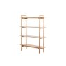 Gallery Direct Wycombe Oak Open Display Bookcase Gallery Direct Wycombe Oak Open Display Bookcase