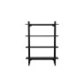 Gallery Direct Wycombe Black Oak Open Display Bookcase Gallery Direct Wycombe Black Oak Open Display Bookcase