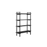 Gallery Direct Wycombe Black Oak Open Display Bookcase Gallery Direct Wycombe Black Oak Open Display Bookcase