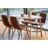 Gallery Direct Madrid Oval Dining Table in Oak
