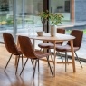 Gallery Direct Madrid Oval Dining Table in Oak Gallery Direct Madrid Oval Dining Table in Oak