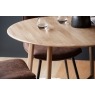 Gallery Direct Madrid Round Dining Table in Oak Gallery Direct Madrid Round Dining Table in Oak