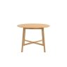 Gallery Direct Madrid Round Dining Table in Oak Gallery Direct Madrid Round Dining Table in Oak