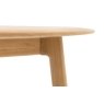 Gallery Direct Madrid Round Dining Table in Oak Gallery Direct Madrid Round Dining Table in Oak
