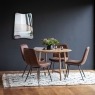 Gallery Direct Madrid Round Dining Table in Oak Gallery Direct Madrid Round Dining Table in Oak