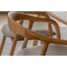Gallery Direct Madrid Upholstered Dining Chair in Oak (Pair) Gallery Direct Madrid Upholstered Dining Chair in Oak (Pair)