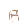 Gallery Direct Madrid Upholstered Dining Chair in Oak (Pair) Gallery Direct Madrid Upholstered Dining Chair in Oak (Pair)