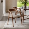 Gallery Direct Madrid Upholstered Dining Chair in Walnut (Pair) Gallery Direct Madrid Upholstered Dining Chair in Walnut (Pair)