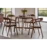 Gallery Direct Madrid Round Dining Table in Walnut Gallery Direct Madrid Round Dining Table in Walnut