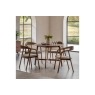 Gallery Direct Madrid Round Dining Table in Walnut Gallery Direct Madrid Round Dining Table in Walnut