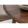 Gallery Direct Madrid Round Dining Table in Walnut Gallery Direct Madrid Round Dining Table in Walnut