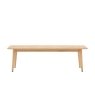 Gallery Direct Milano Oak Dining Bench Gallery Direct Milano Oak Dining Bench