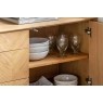 Gallery Direct Milano Oak Large Sideboard Gallery Direct Milano Oak Large Sideboard