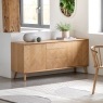 Gallery Direct Milano Oak Large Sideboard Gallery Direct Milano Oak Large Sideboard