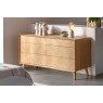 Gallery Direct Milano Oak 6 Drawer Chest of Drawers