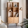 Gallery Direct Milano Oak 2 Door Open Display Gallery Direct Milano Oak 2 Door Open Display