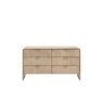 Gallery Direct Colonna Mango Wood 6 Drawer Chest of Drawers Gallery Direct Colonna Mango Wood 6 Drawer Chest of Drawers