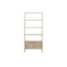 Gallery Direct Colonna Mango Wood Open Display Unit Gallery Direct Colonna Mango Wood Open Display Unit
