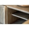 Gallery Direct Panelled Smoked Oak Media TV Unit Gallery Direct Panelled Smoked Oak Media TV Unit