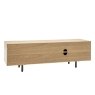 Gallery Direct Panelled Smoked Oak Media TV Unit Gallery Direct Panelled Smoked Oak Media TV Unit