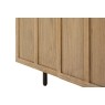 Gallery Direct Panelled Smoked Oak Large Sideboard Gallery Direct Panelled Smoked Oak Large Sideboard