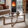 Gallery Direct Panelled Smoked Oak Coffee Table Gallery Direct Panelled Smoked Oak Coffee Table