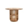 Gallery Direct Voss Mango Wood Slatted Dining Table Gallery Direct Voss Mango Wood Slatted Dining Table