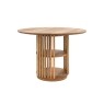Gallery Direct Voss Mango Wood Slatted Dining Table Gallery Direct Voss Mango Wood Slatted Dining Table
