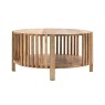 Gallery Direct Voss Mango Wood Slatted Coffee Table Gallery Direct Voss Mango Wood Slatted Coffee Table