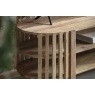 Gallery Direct Voss Mango Wood Slatted Media TV Unit Gallery Direct Voss Mango Wood Slatted Media TV Unit