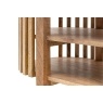 Gallery Direct Voss Mango Wood Slatted Media TV Unit Gallery Direct Voss Mango Wood Slatted Media TV Unit