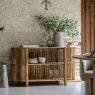 Gallery Direct Voss Mango Wood Slatted Sideboard Console Table Gallery Direct Voss Mango Wood Slatted Sideboard Console Table