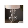 Gallery Direct Kelda Shaped Table Lamp Satin Brass Vintage White Gallery Direct Kelda Shaped Table Lamp Satin Brass Vintage White