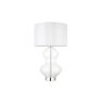 Gallery Direct Kelda Shaped Table Lamp Satin Brass Vintage White Gallery Direct Kelda Shaped Table Lamp Satin Brass Vintage White